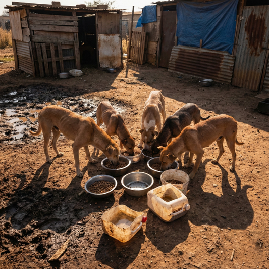 Ração para 5 animais